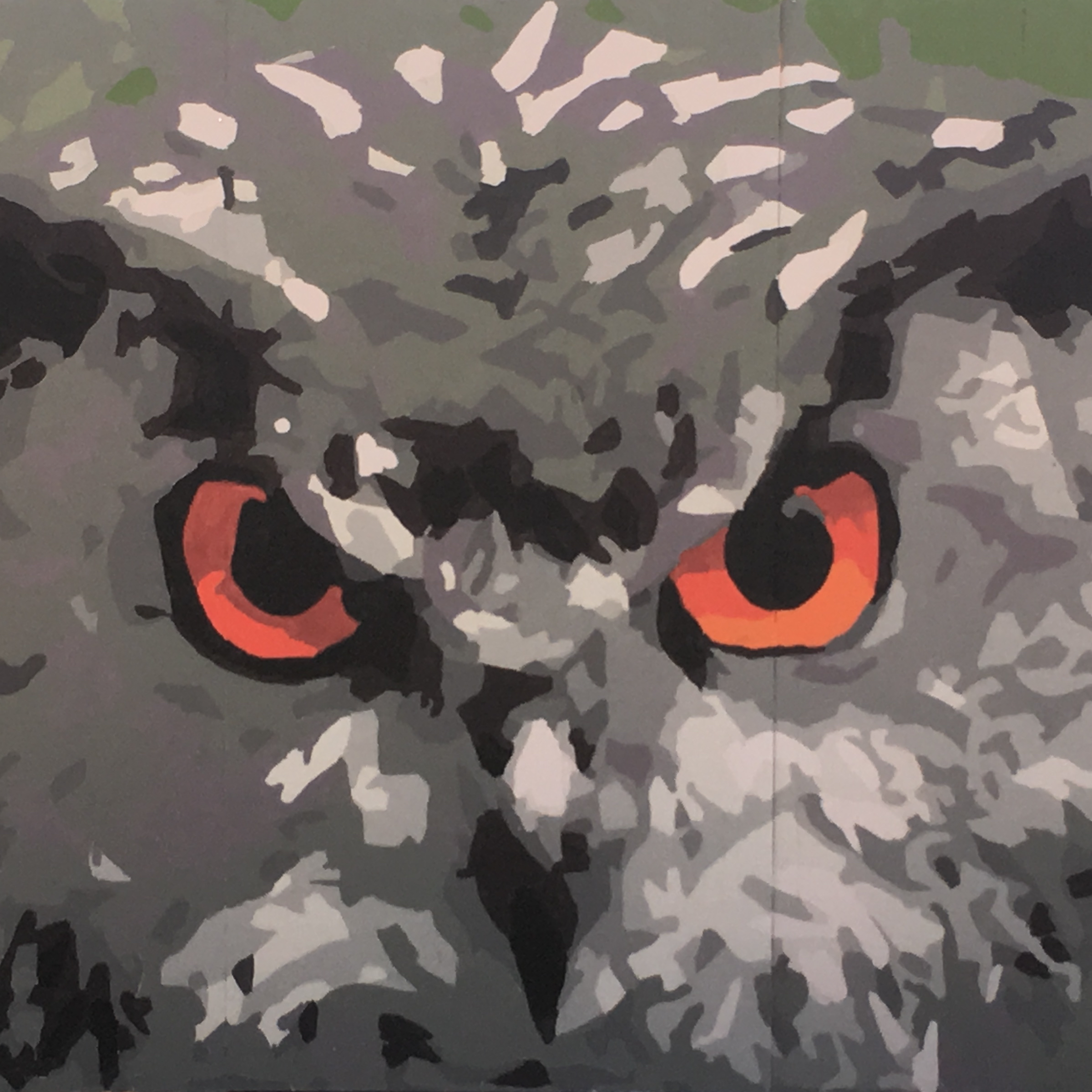 Stylized owl image